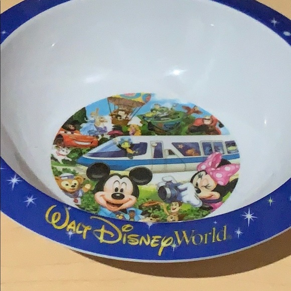 Disney Parks Mickey Minnie Monorail Plastic Bowl - Picture 3 of 4